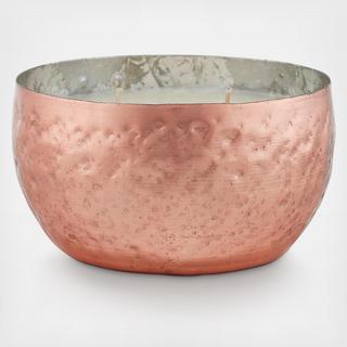 Woodfire Iced Metal Candle