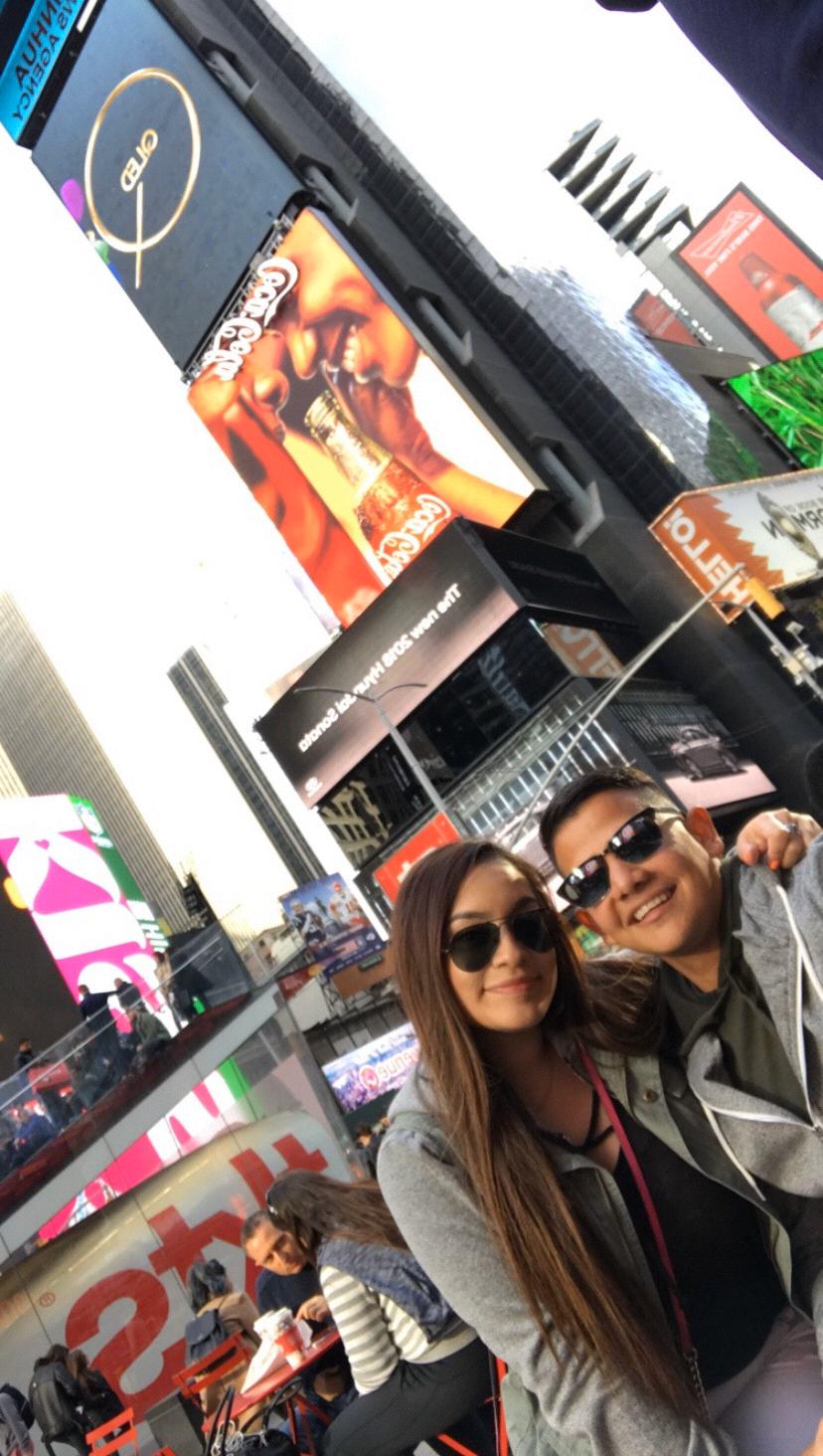 Our first NYC trip! Time Square was insane!