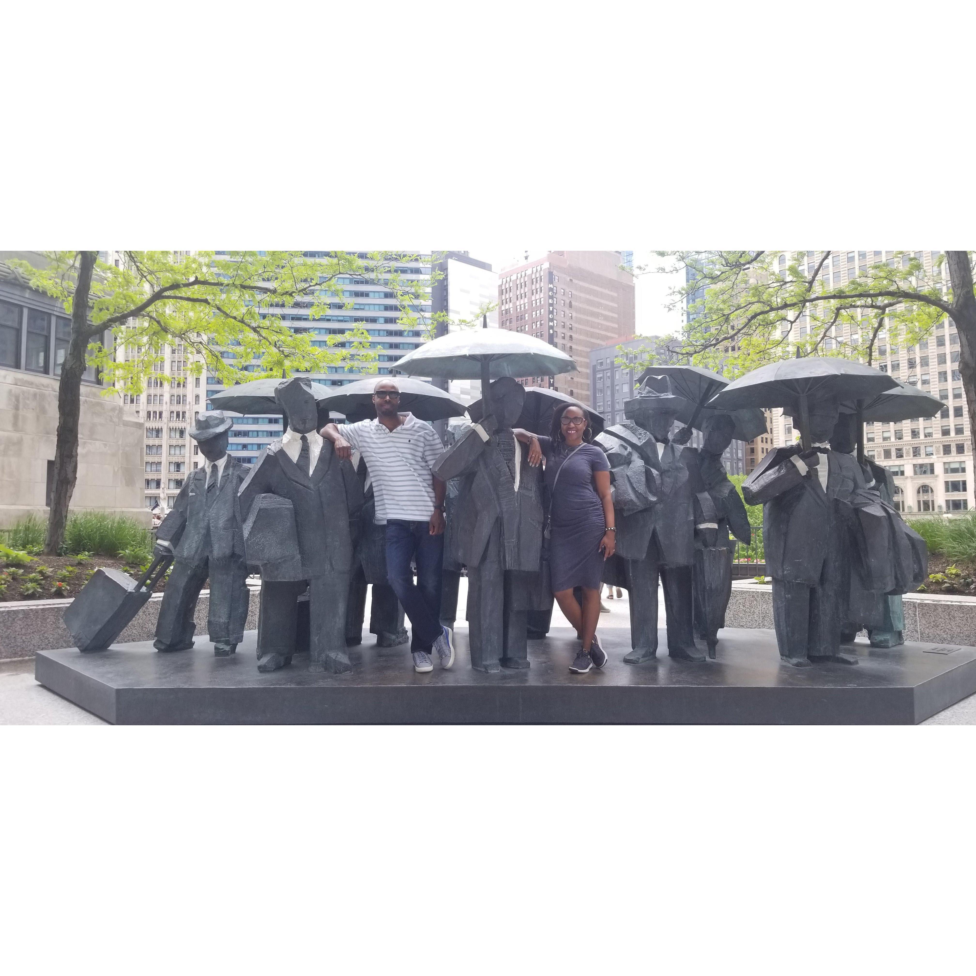 Playing cool in Chi-town!