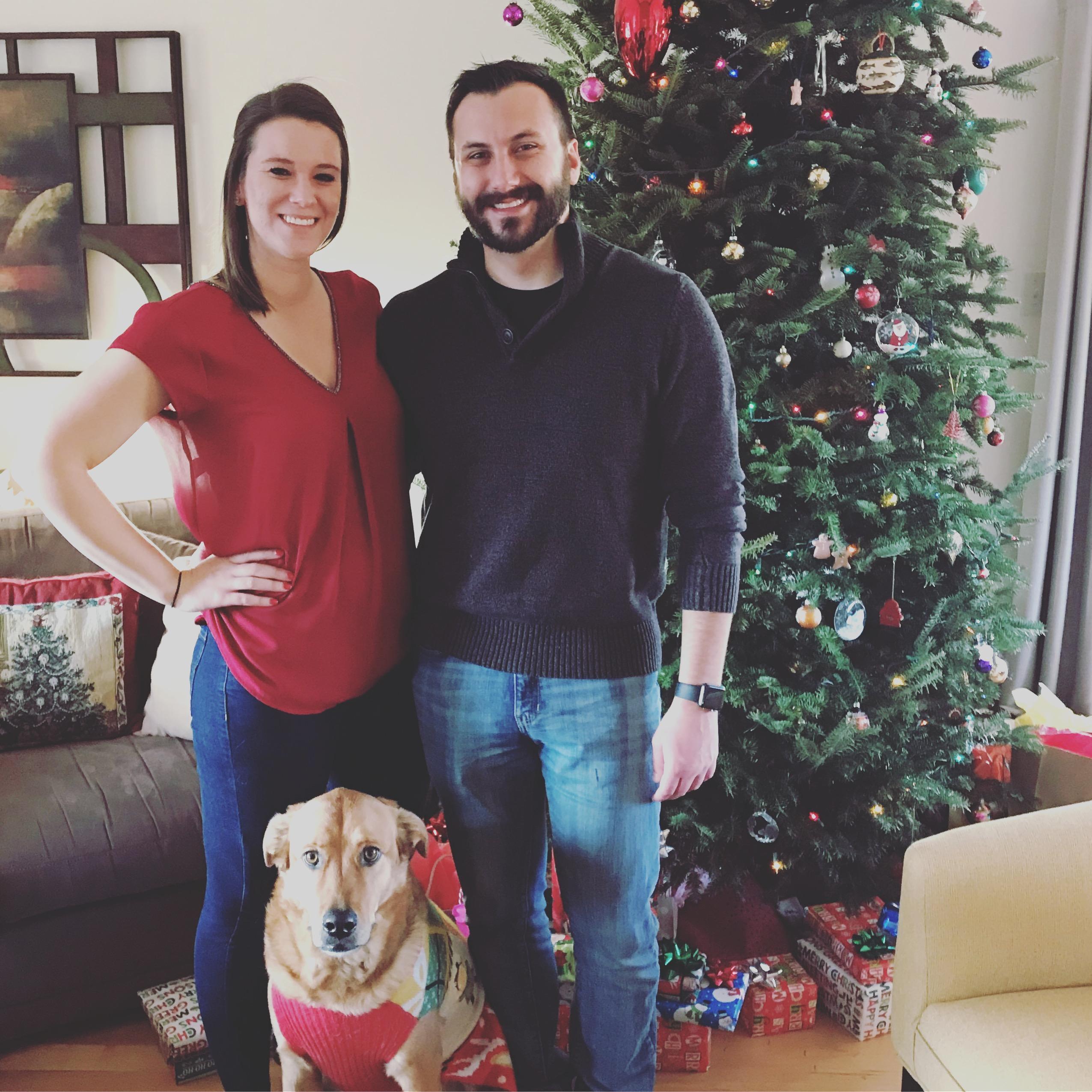 Our first Christmas spent together in 2018!