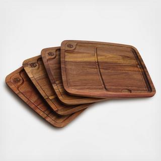 Bistecca Wood Steak Board, Set of 4