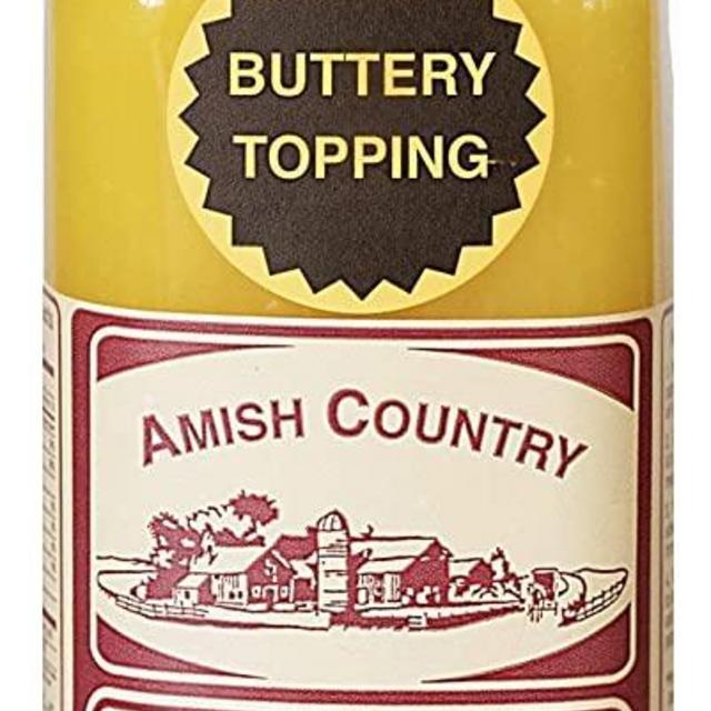 Amish Country Popcorn | Buttery Popcorn Topping | 16 oz Jar | Old Fashioned with Recipe Guide (16 oz Jar)