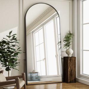 Oversized Full Length Mirror Arch Floor Mirror Wall Mirror Hanging Or Leaning Full Body Mirror With Stand