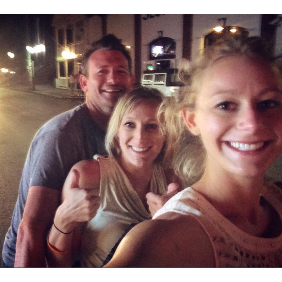 A bicycle built for three in Key West the weekend we met!!