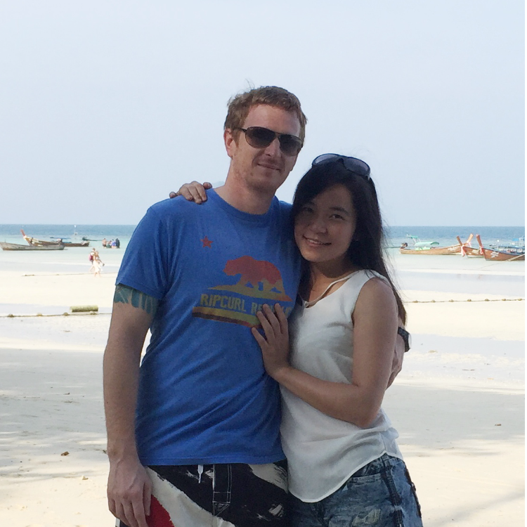 Phuket, Thailand. The first trip together