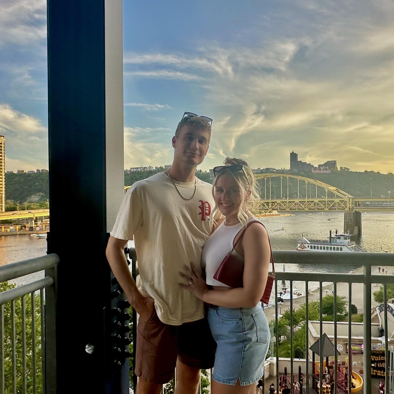 August 2024- First Time in Pittsburgh... The Future Cassels visiting the Future Lubaks;)