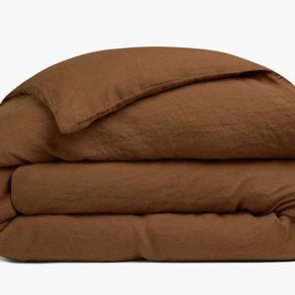 Linen Duvet Cover | Parachute - Cal king Tobacco