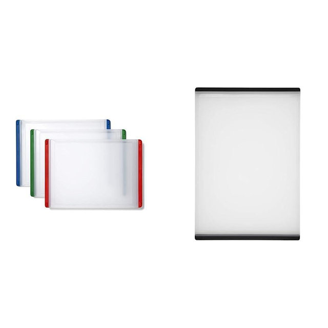 OXO Good Grips Plastic Cutting Board Set (3-Piece) and Carving Board