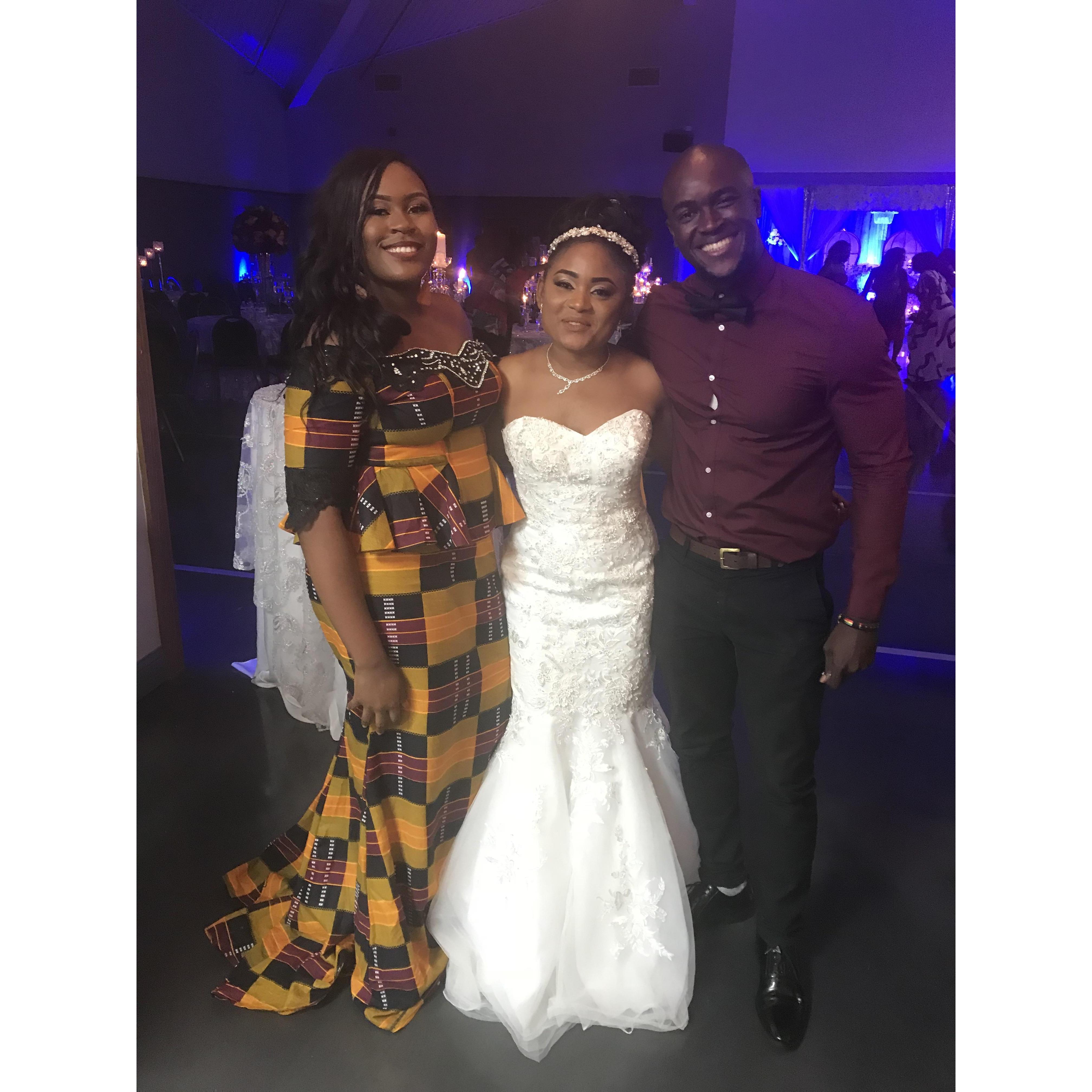 At Corinnes and Yves's wedding