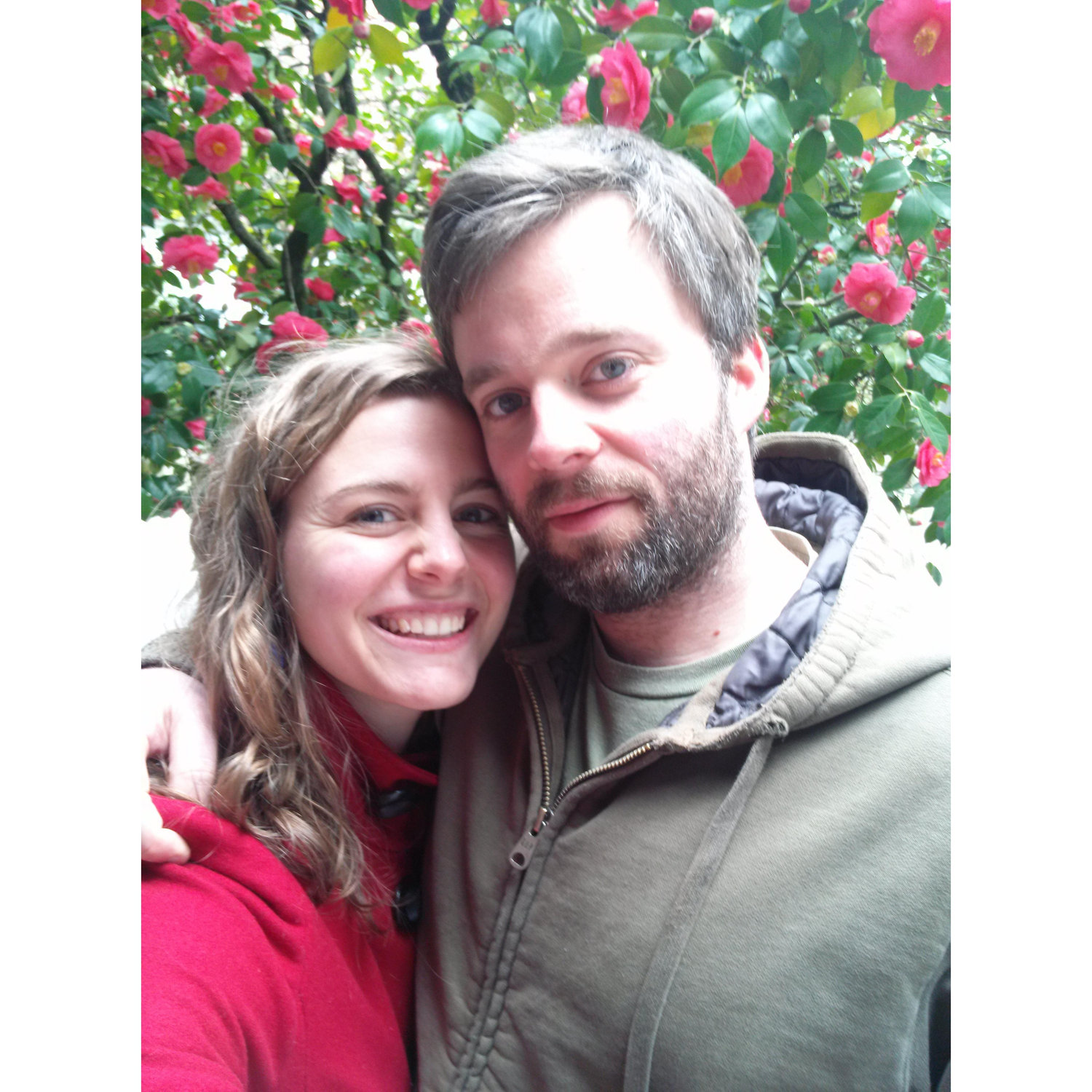 At the Chinese Garden in Downtown Portland in March 2013