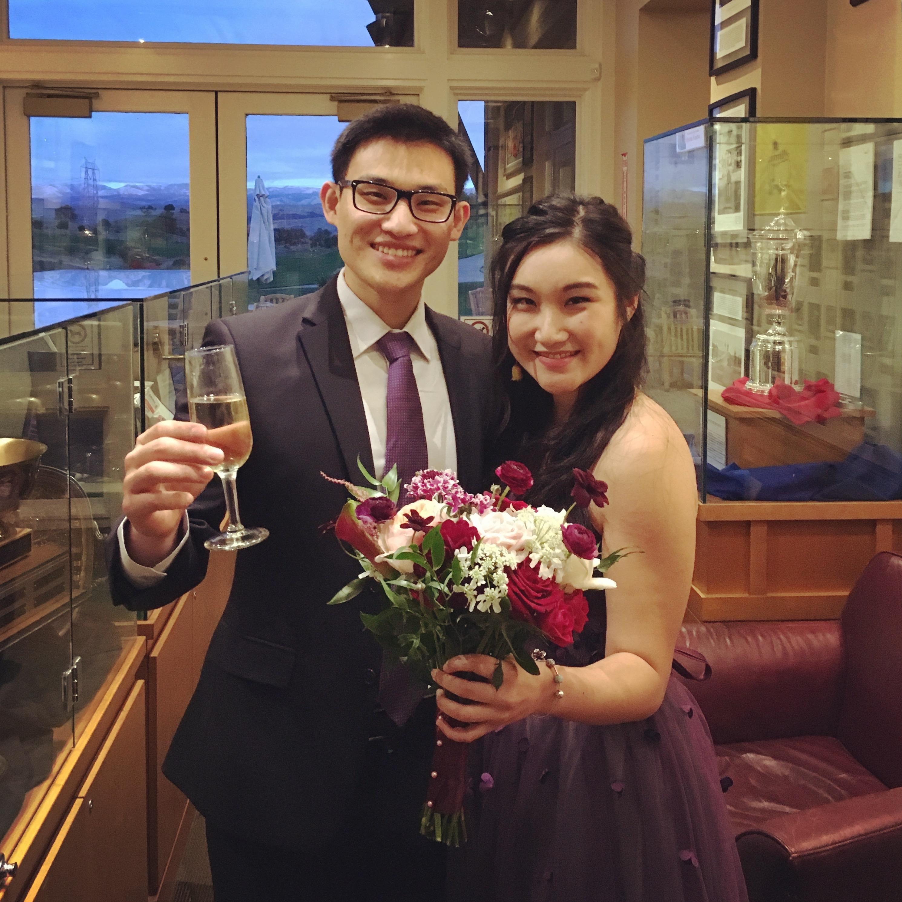 Toasting at Xiao and Boyang's wedding!
- Nov 2018