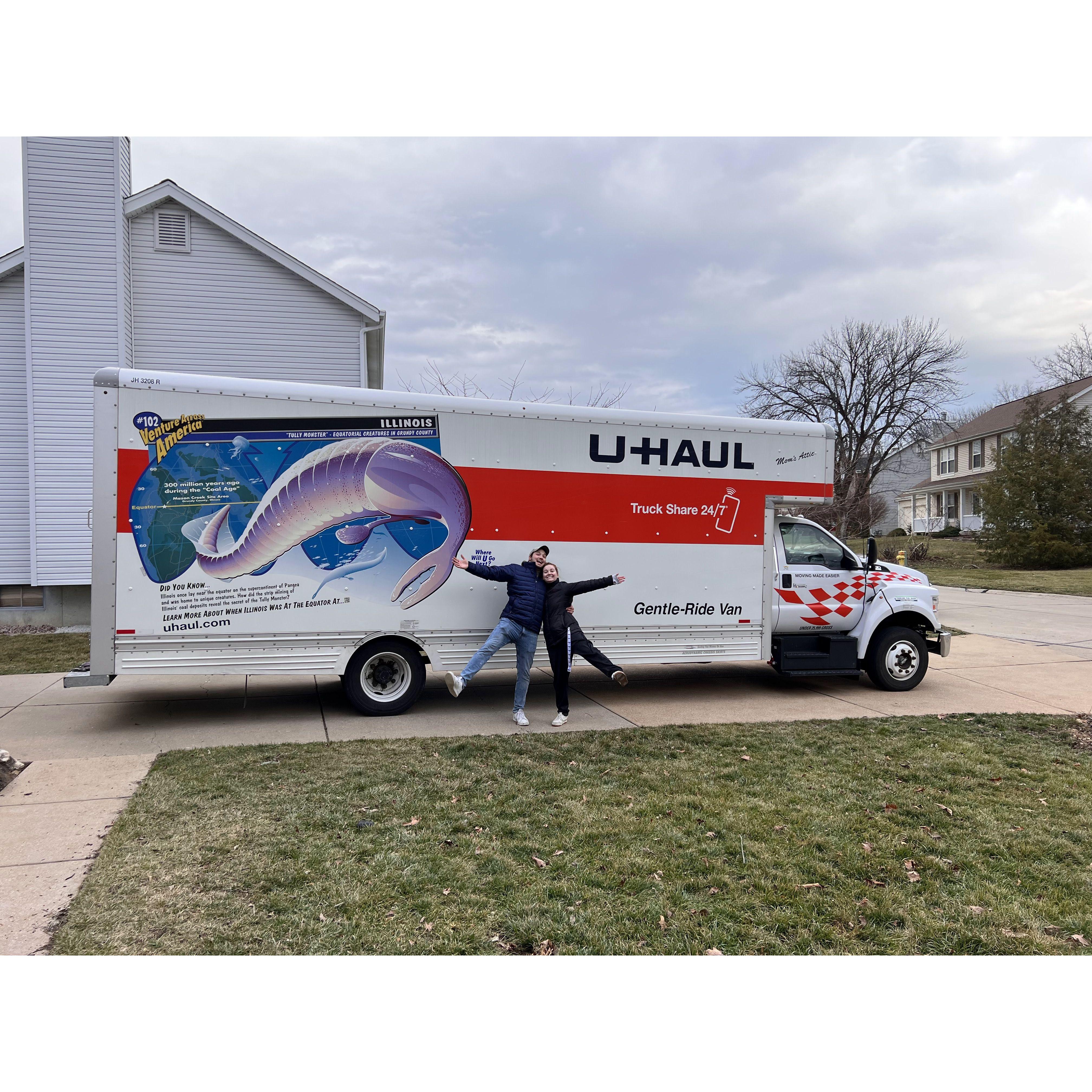 Sam & Cam packed up everything they owned & moved to Colorado, finally starting a home together!