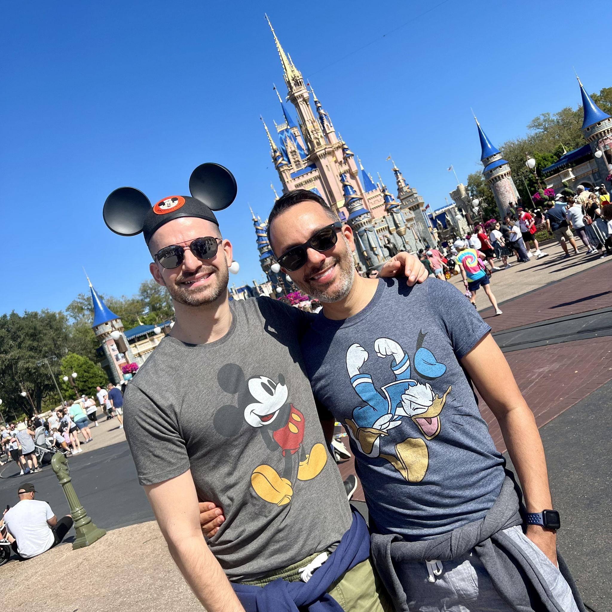 Walt Disney World the year we got engaged