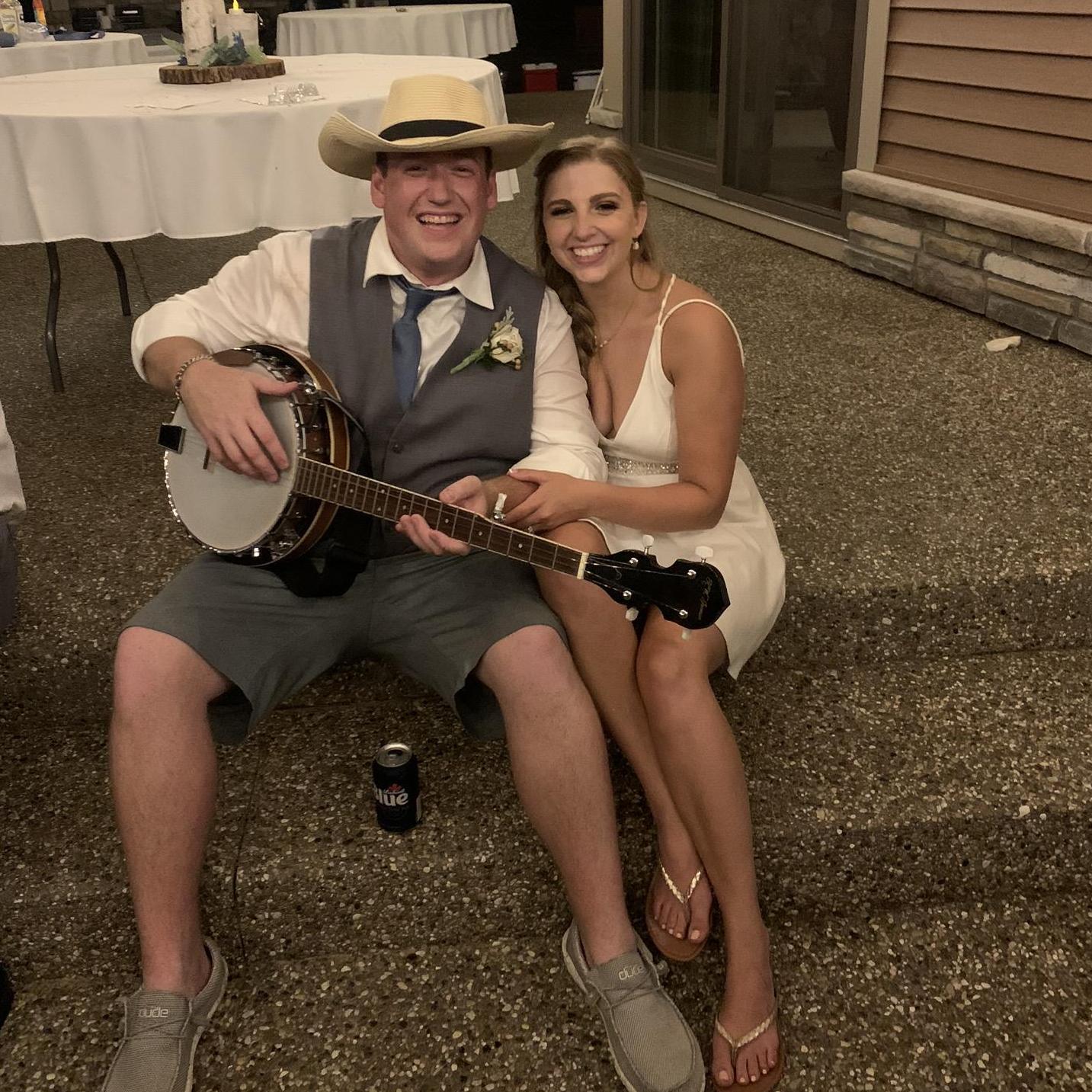 Some after party shenanigans along with dancing and jumping in the lake!