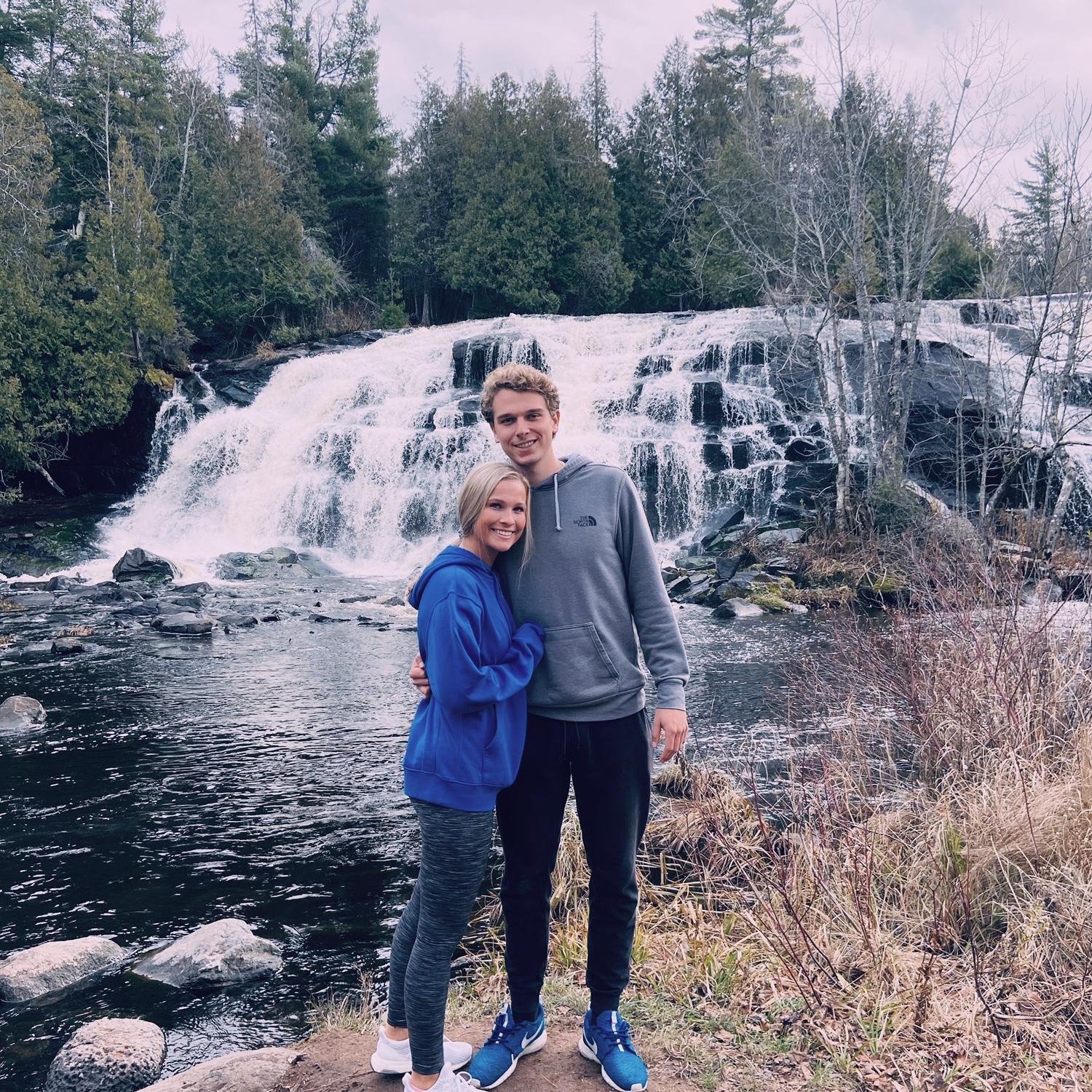 Zoey’s first time in the North Woods with the McCann family! Just a few days before we officially started dating.