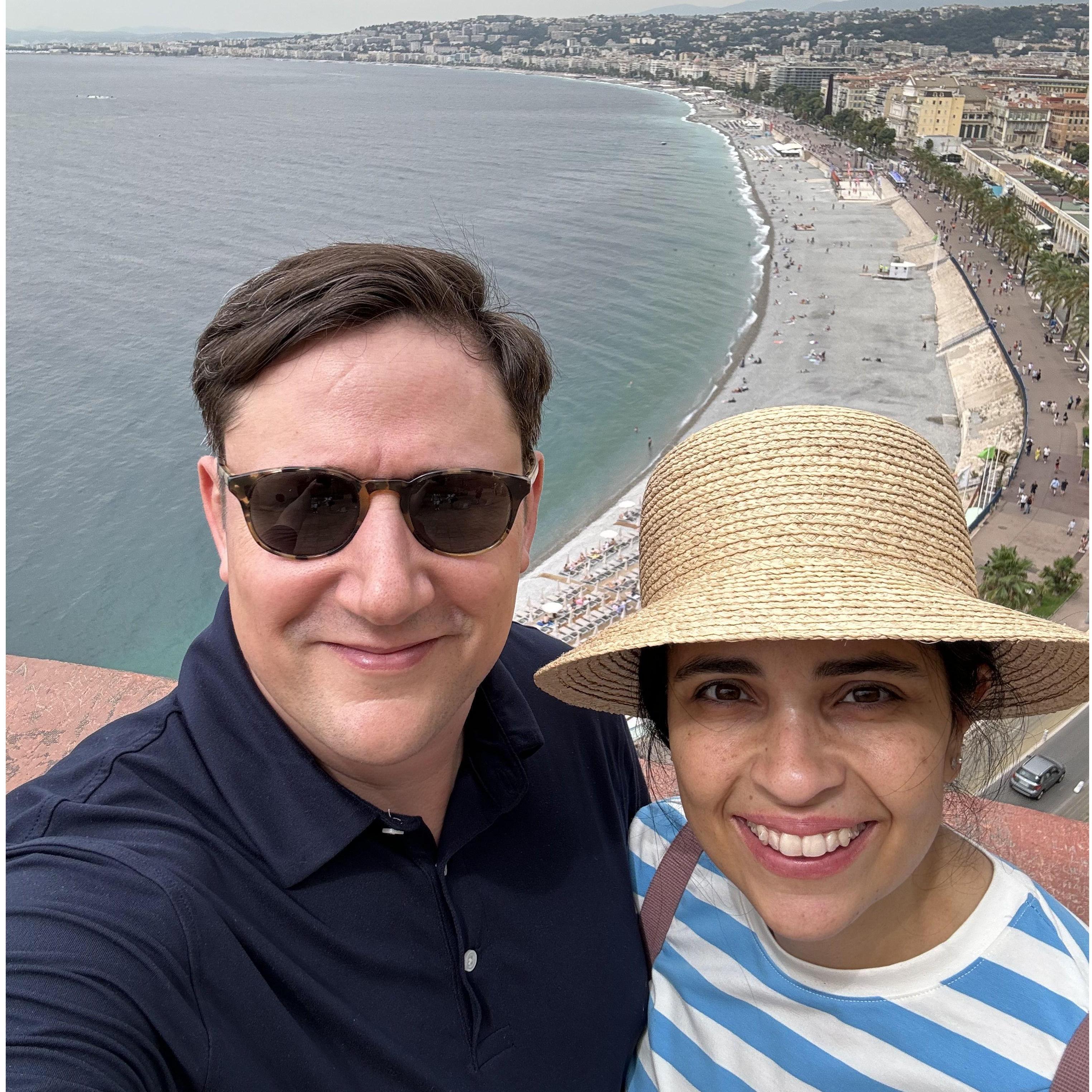 Overlooking Nice, France!