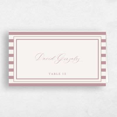 Multi-Colored Wedding Place Card - Azelie