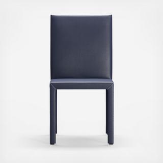 Folio Top-Grain Leather Dining Chair