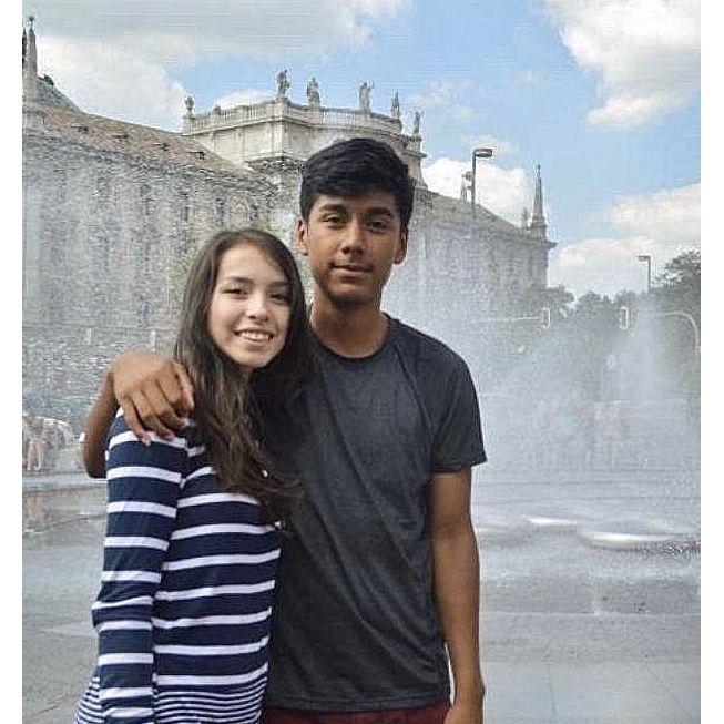 Nuestra primer foto juntos. Alemania, 2016