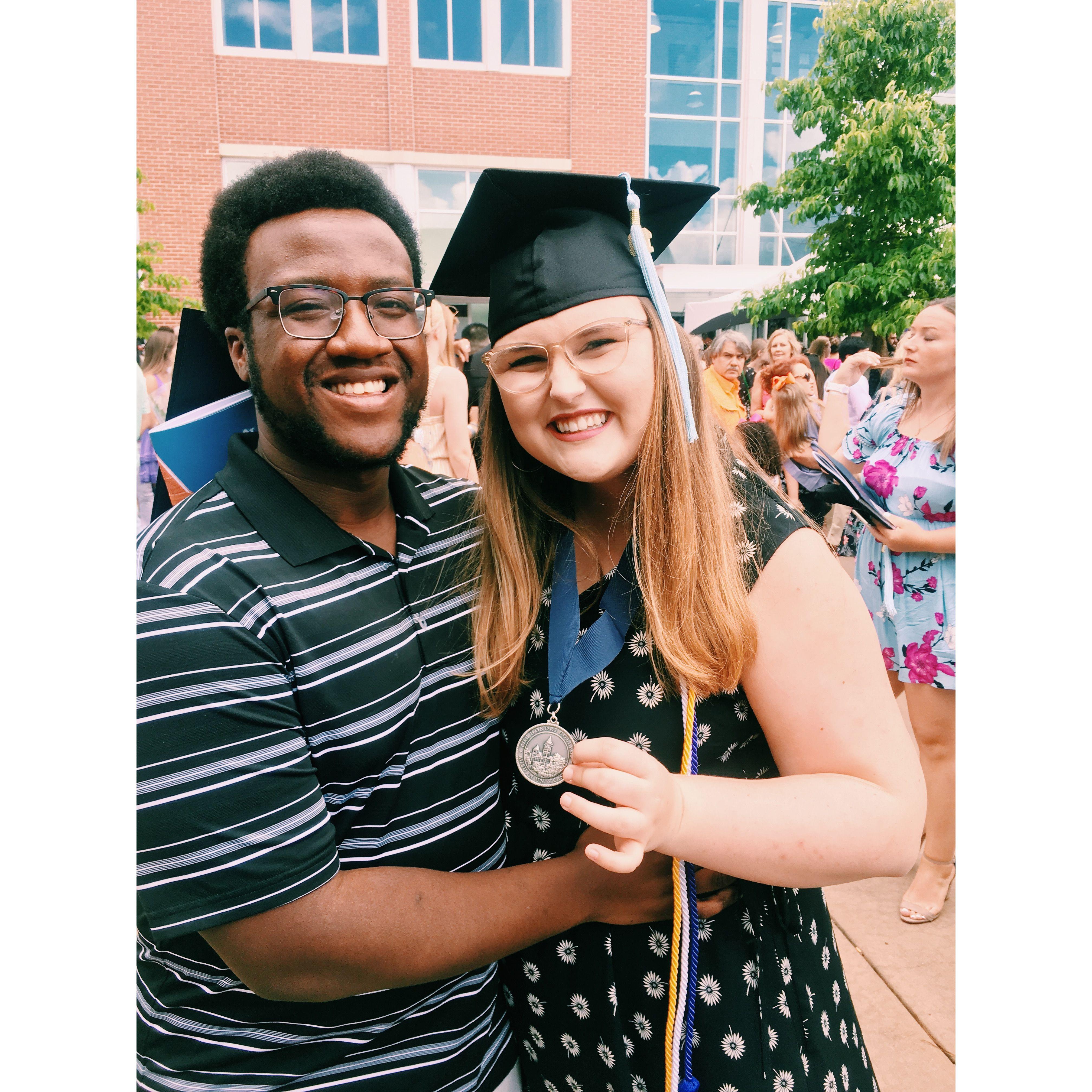 Emily's graduation from Auburn in 2019.