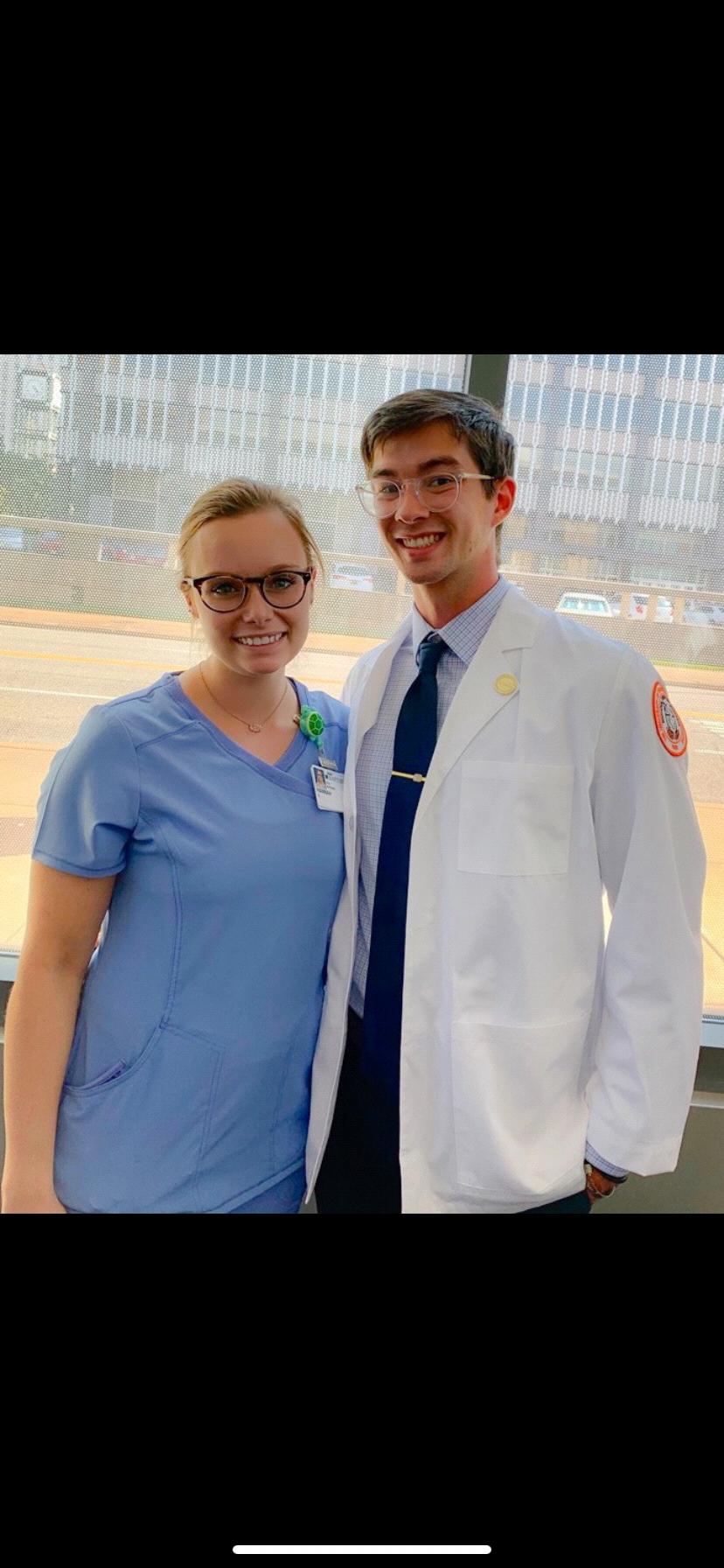 Donnie's white coat ceremony for medical school!