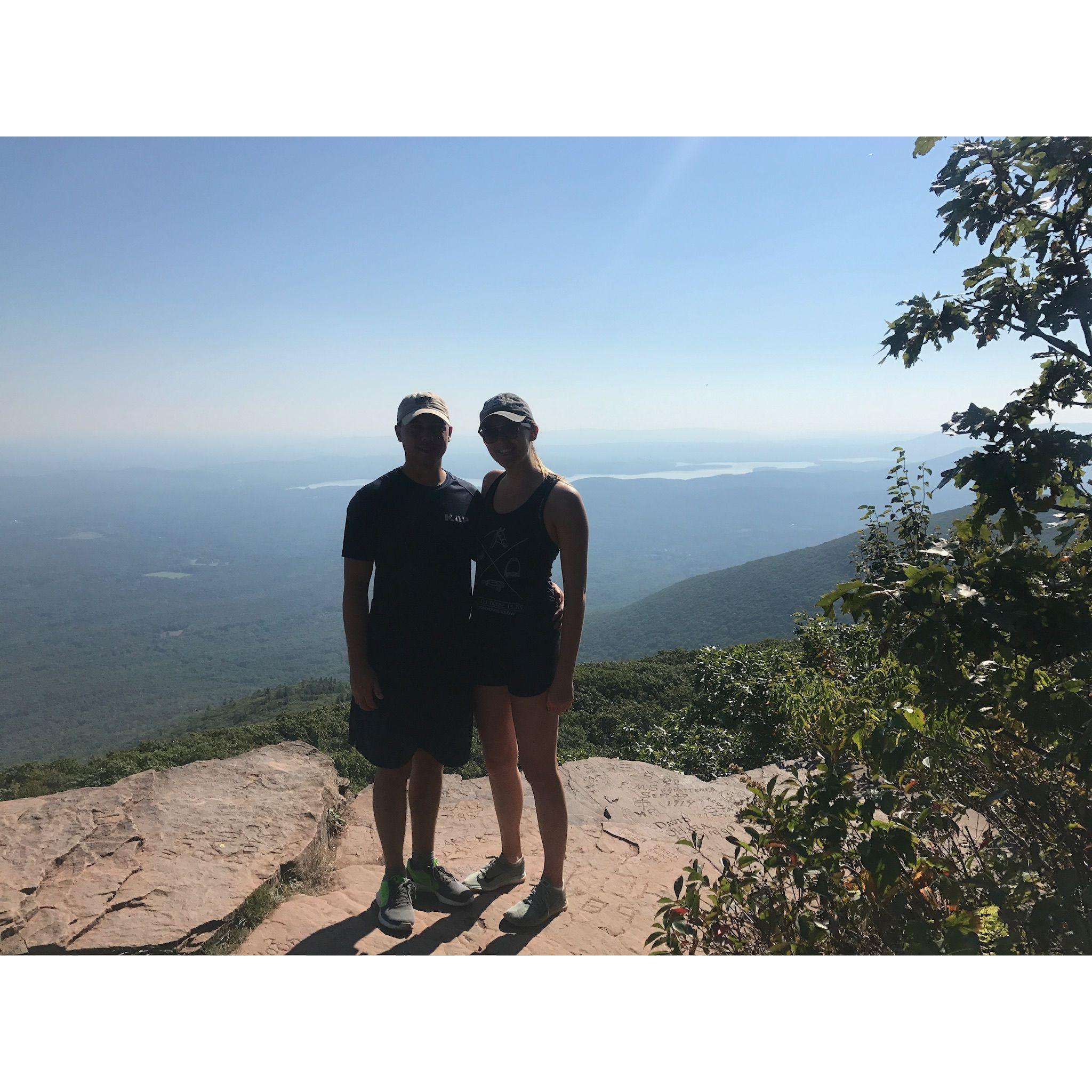 Hiking Overlook Mt.