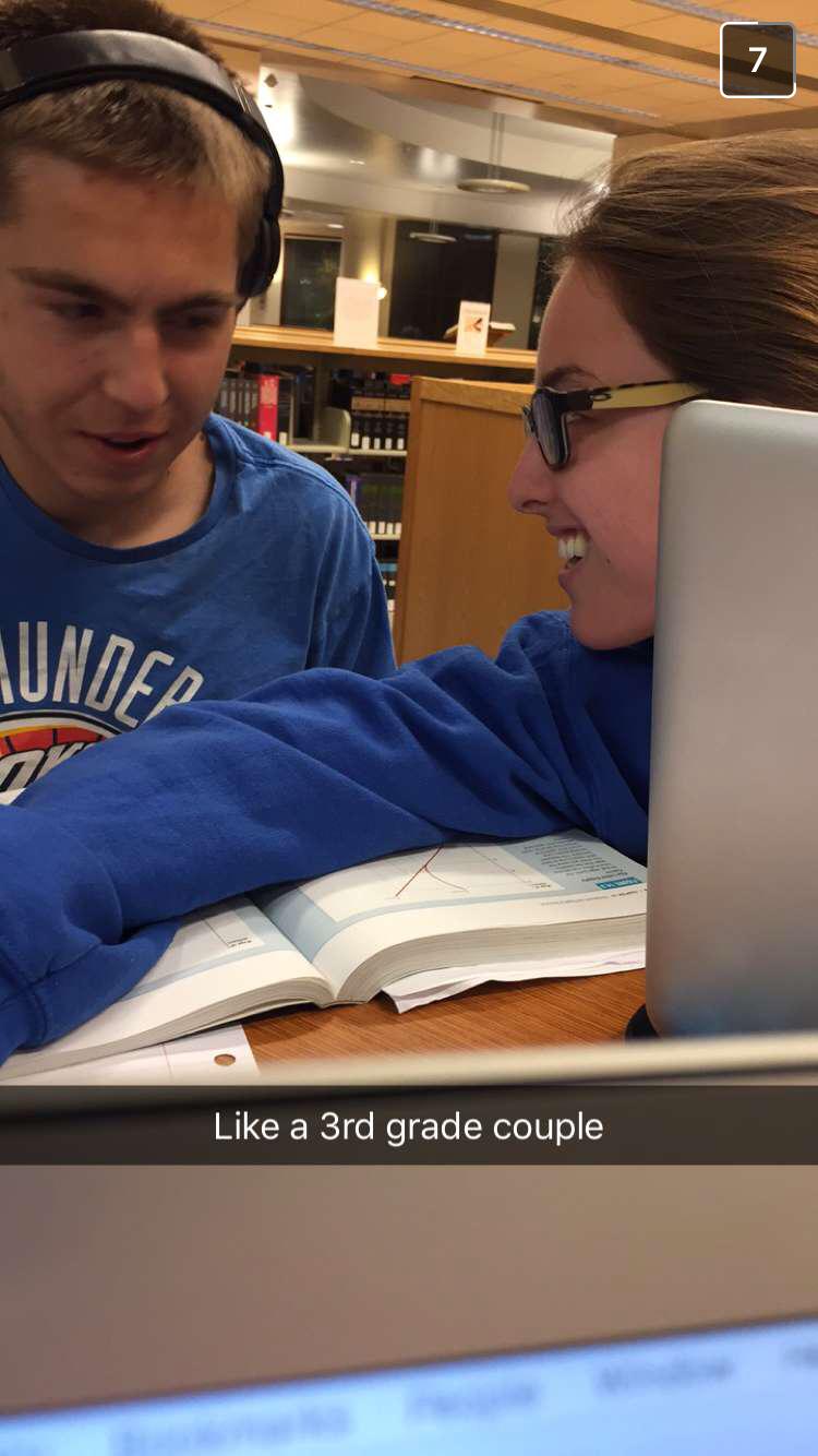 Spring, 2016 | Spokane, WA |
Brian loved studying with me at the library! Especially when I hid his stuff when he went to the bathroom! 📚