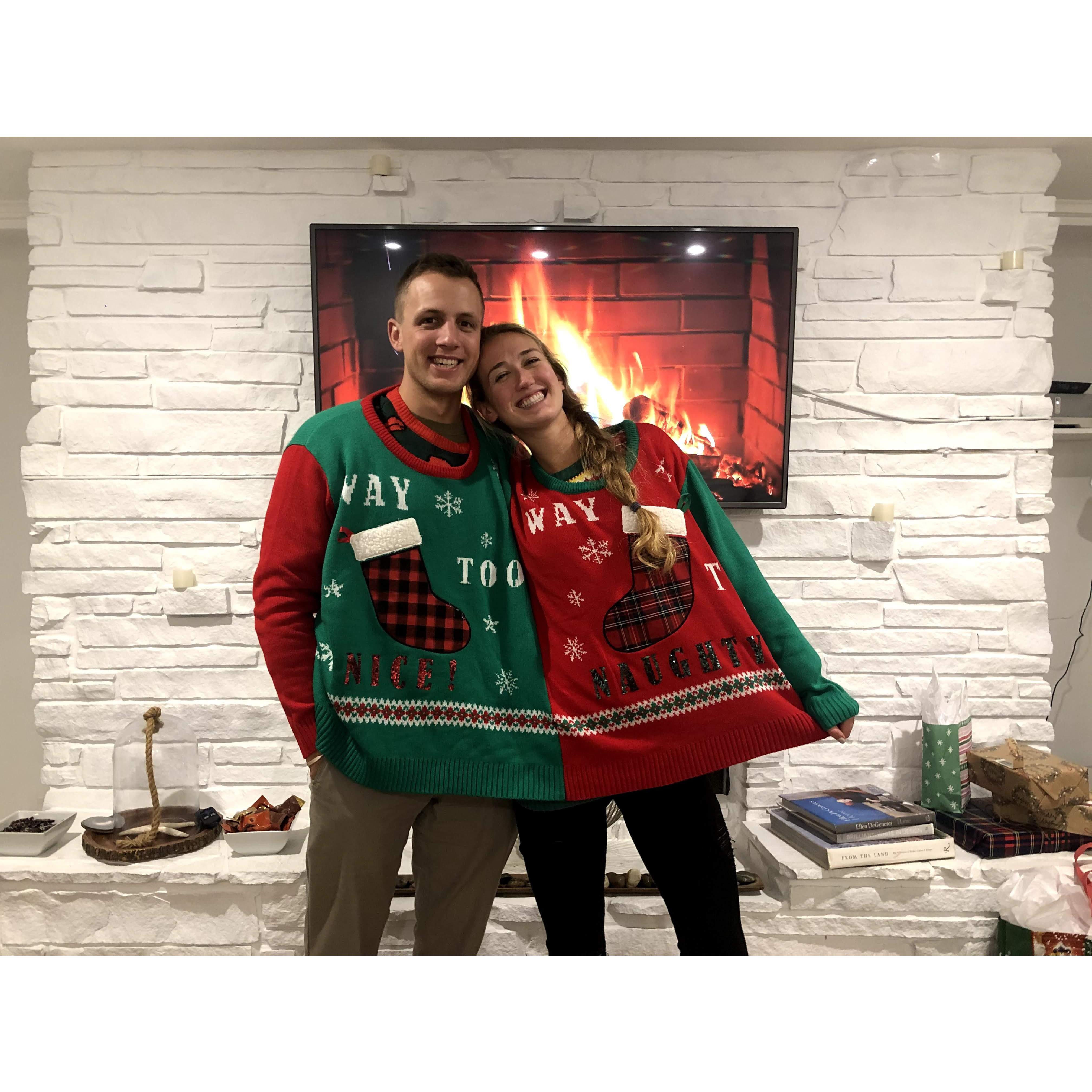 Christmas party after Luke surprised me a day early in Fort Lauderdale at work :)