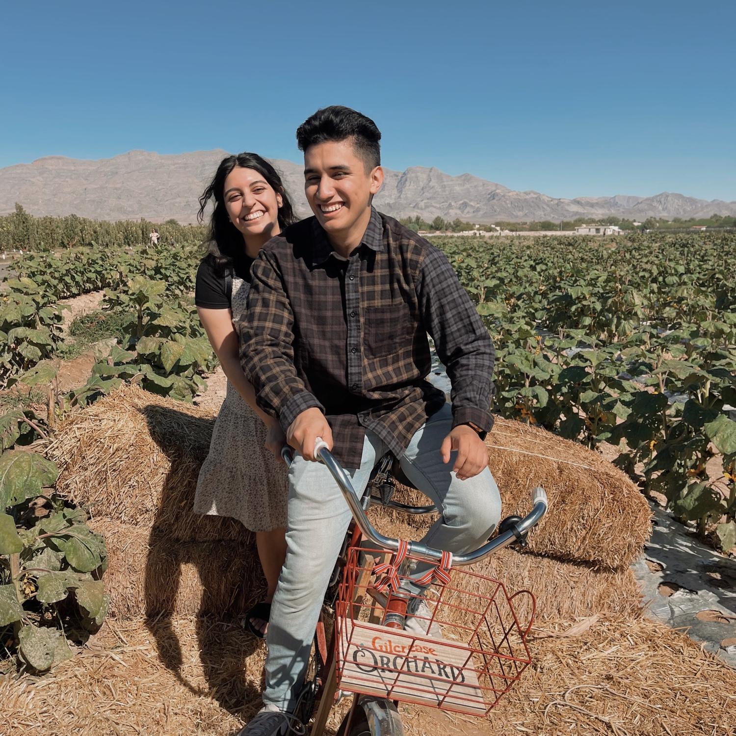 10.16.2021 | Visiting Isaias in Vegas after a terrible car accident he had, Doctor said he was a miracle! We went to our first pumpkin patch together.