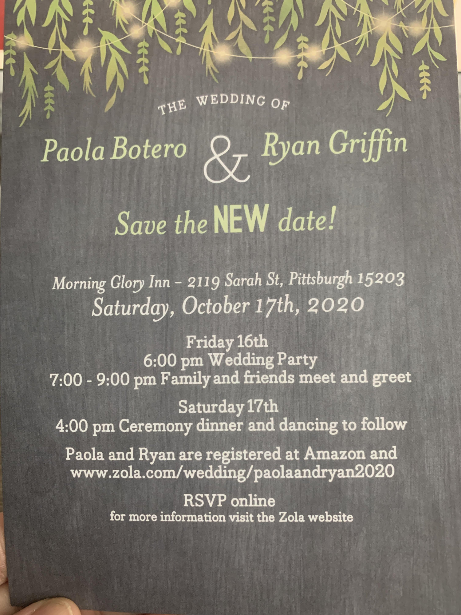 The Wedding Website of Paola Botero and Ryan Griffin