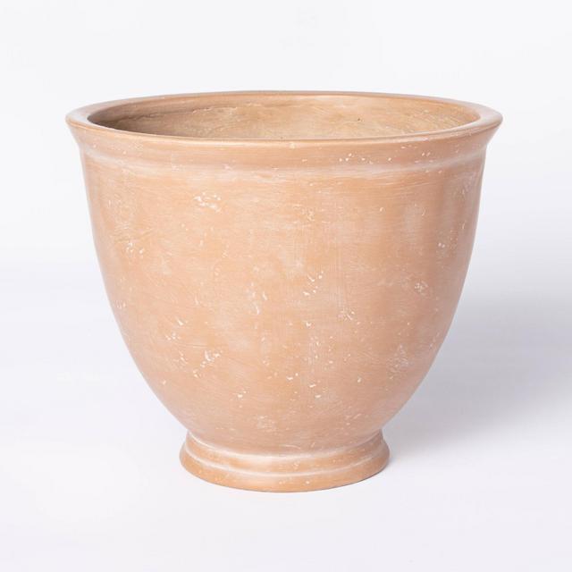 Short Composite Planter Hickory - Threshold™ designed with Studio McGee