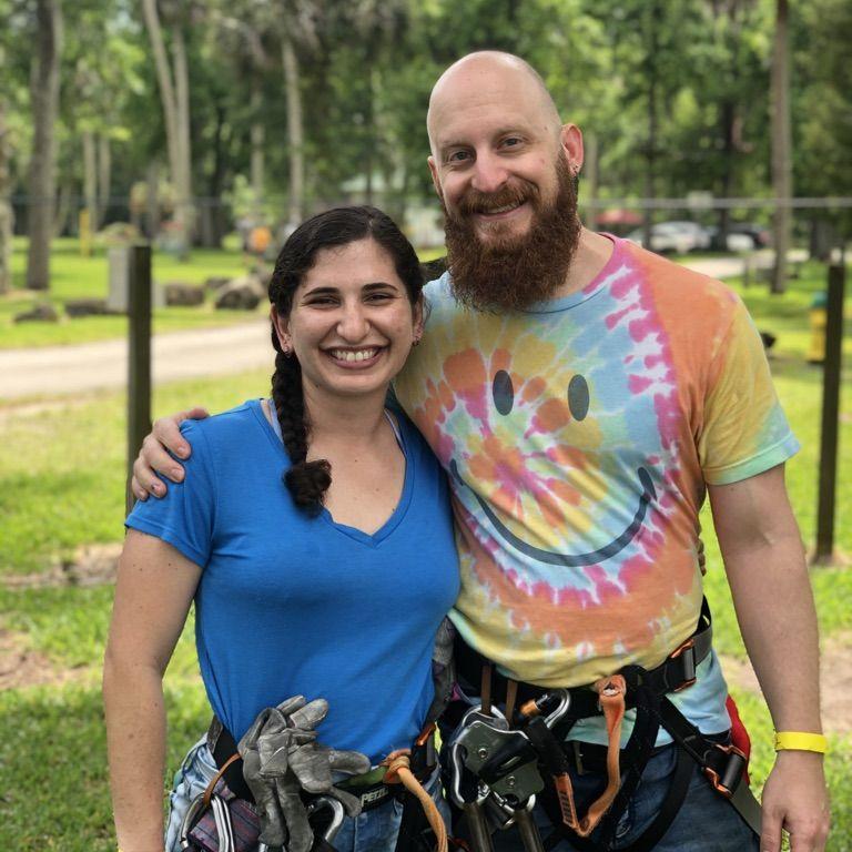Spontaneous "EXTREME ZIPLINING" date in Daytona