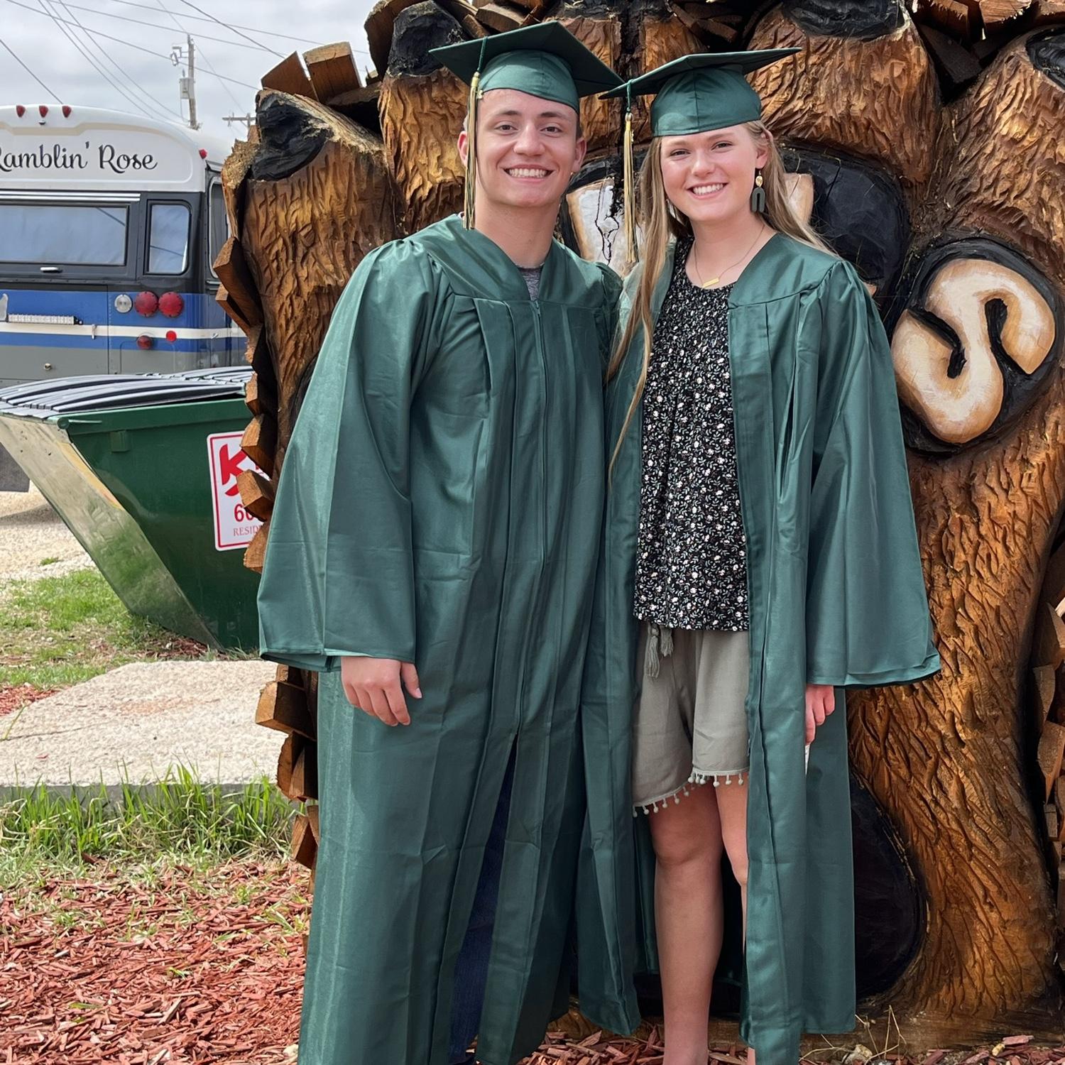 High school graduation. Go Rangers!