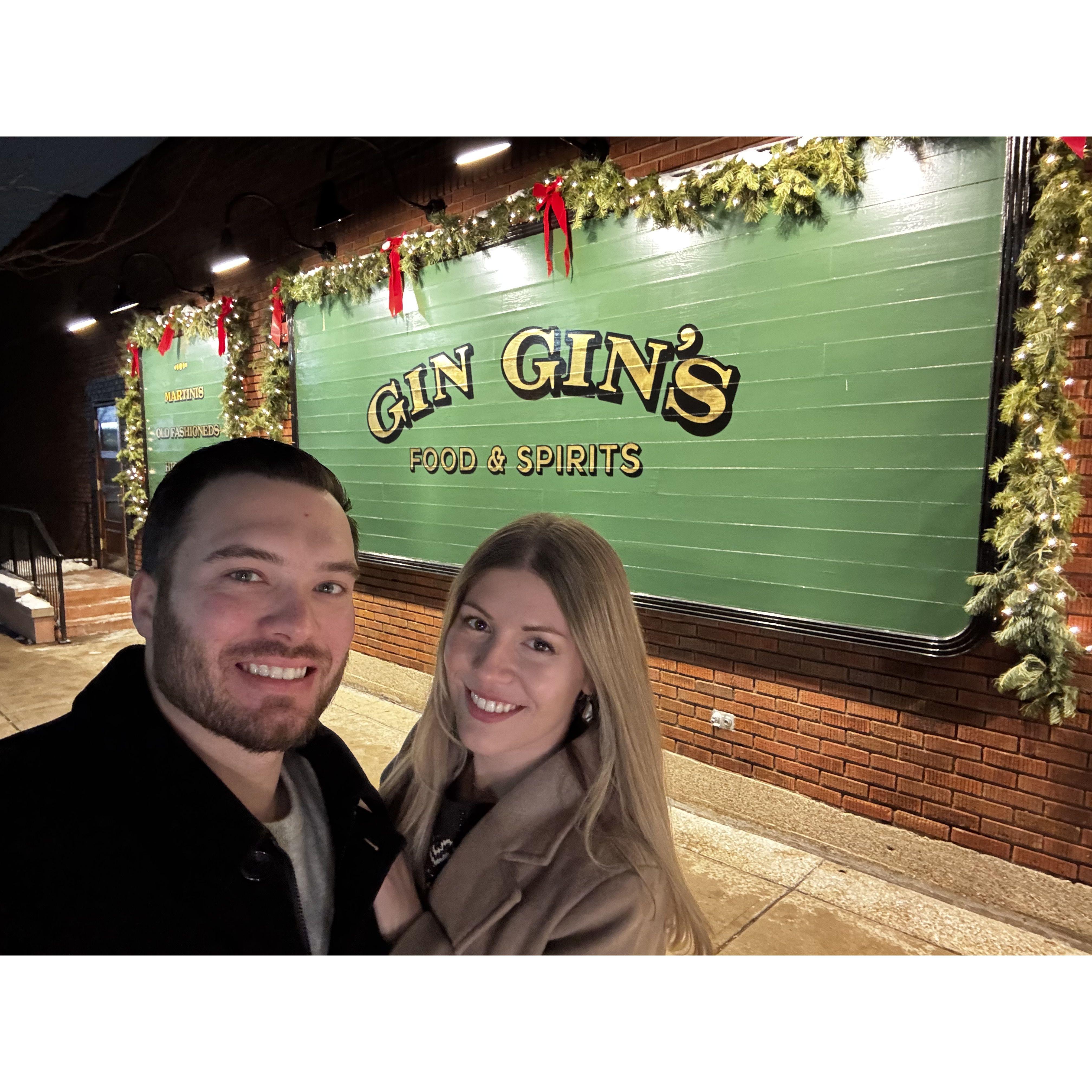 Also in Grand Rapids, the spot where we had dinner - Gin Gin's.