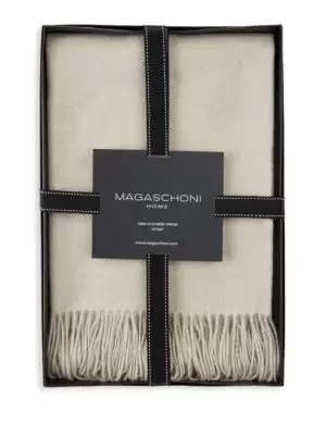 Tasseled Cashmere Throw