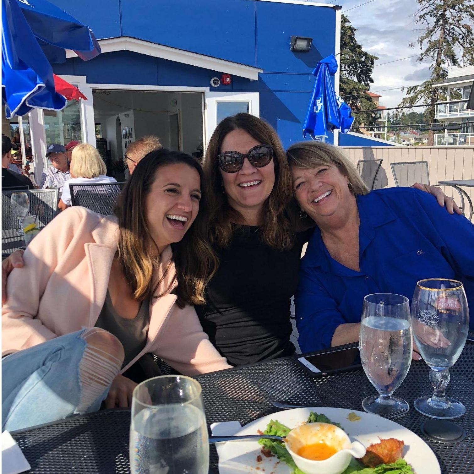 The meeting of the moms couldn't have gone over better - Washington, Summer 2018
