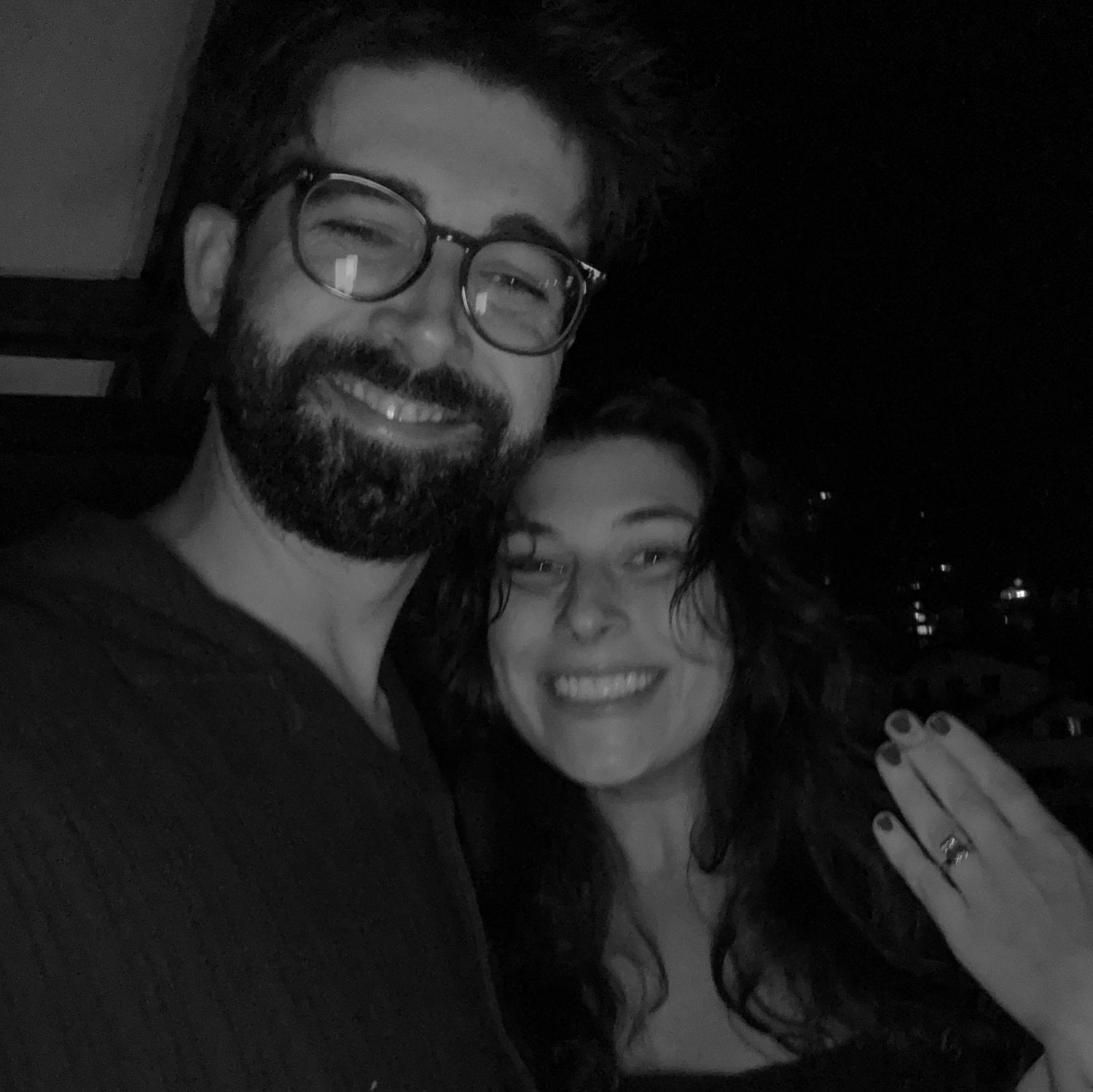 Sean proposed in the Dolomites overlooking the northern Italian town of Ortisei