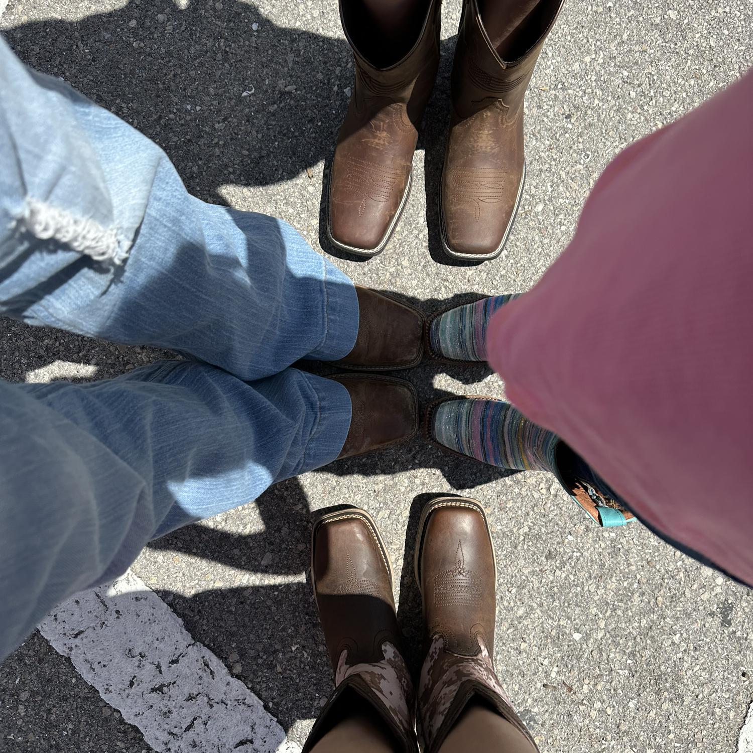 New boot goofin! Love these little people!