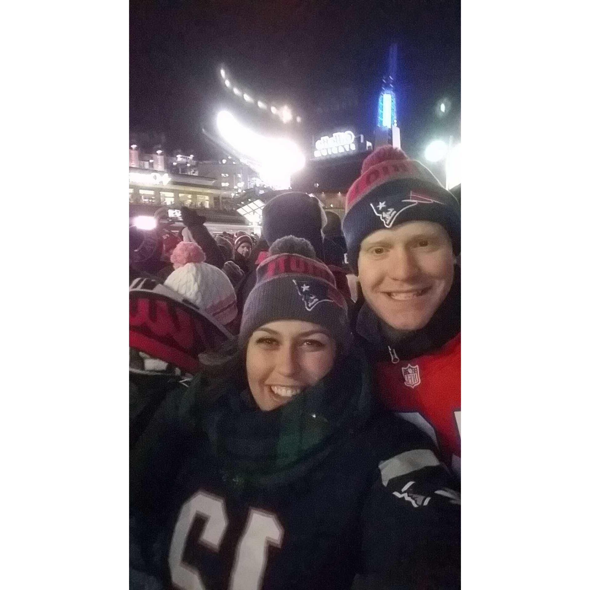 Steph's First Patriots Game 2017