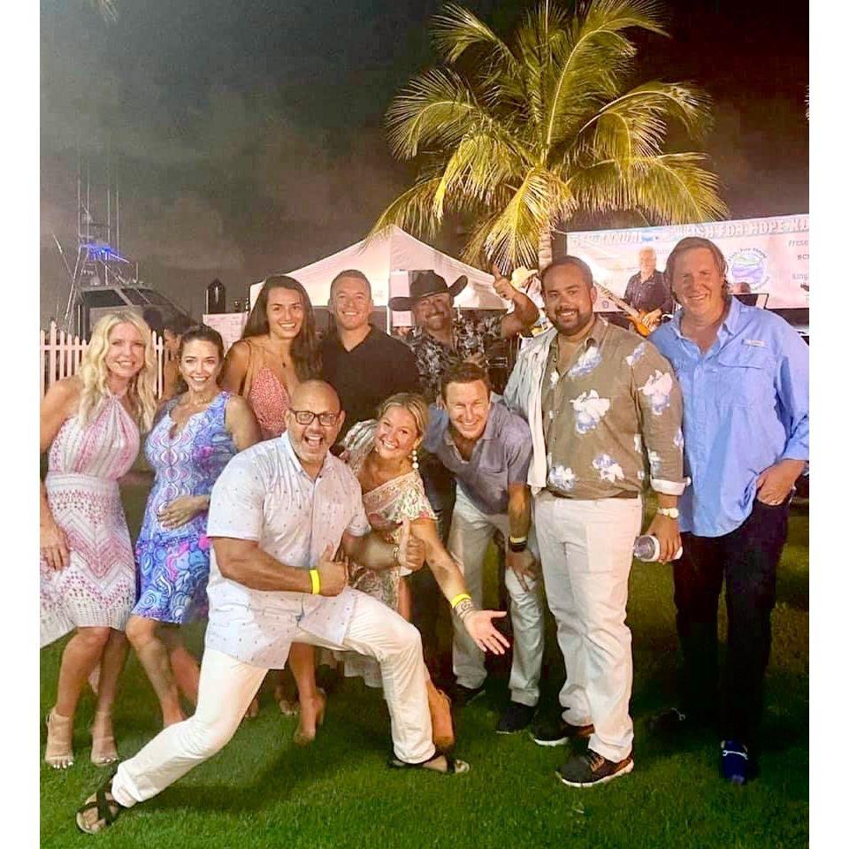 The night Melissa & Greg were introduced by their Godly match making friends, Charles & Tracy at "Fish for Hope" on Greg's Birthday June 5, 2021 π