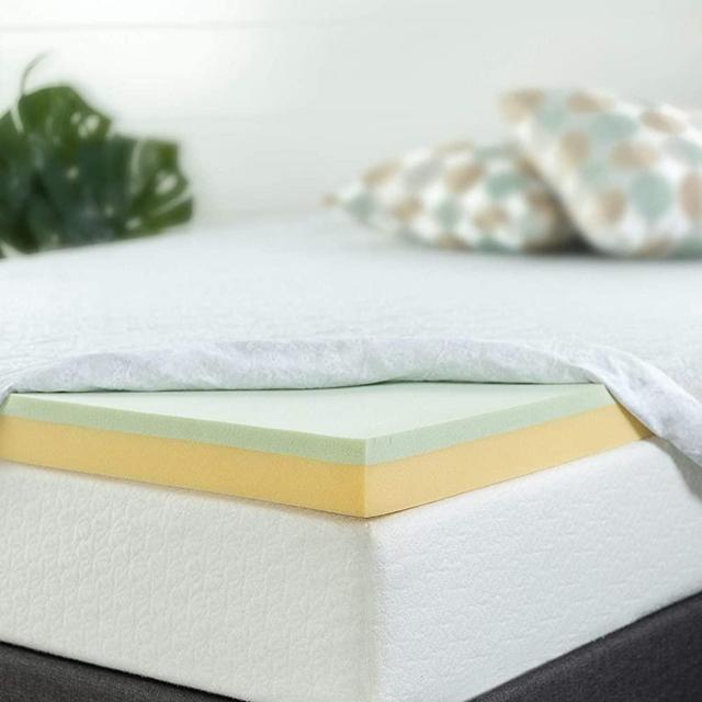 Zinus AZ-GTFT-400K Topper, King, Green