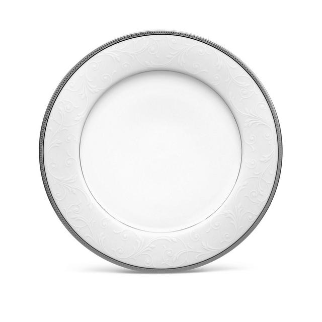 Noritake Regina Platinum Dinner Plate, 10-1/2"
