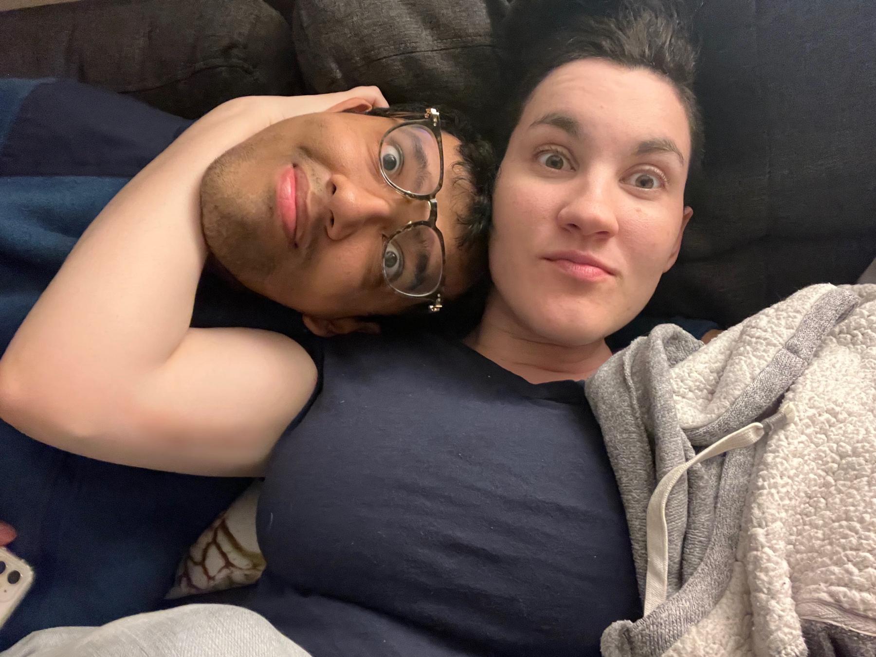 And here we have the bride putting the groom in a headlock with her wheelchair biceps on full display, because what else do you need to know about the dynamic between these two?