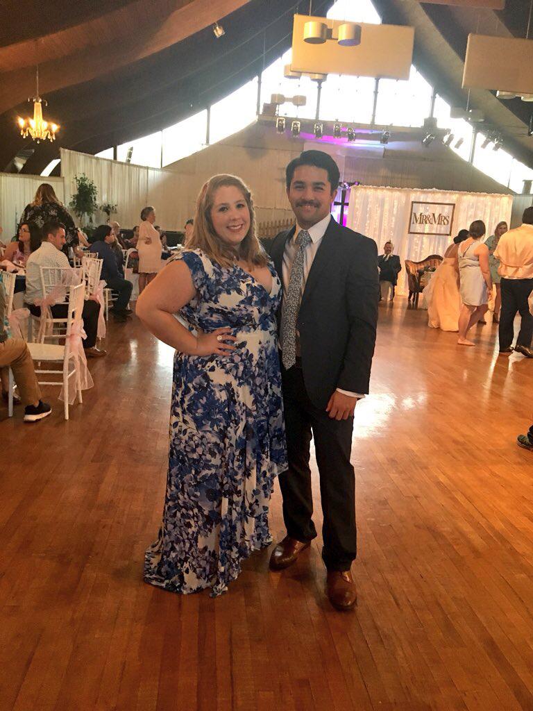 At our friends Victoria and Tommy’s wedding in March of 2018!