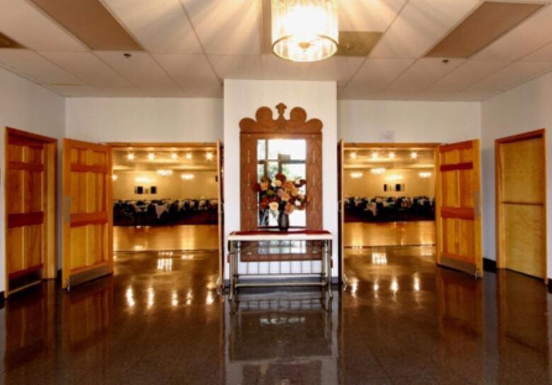 The entry way to the reception hall