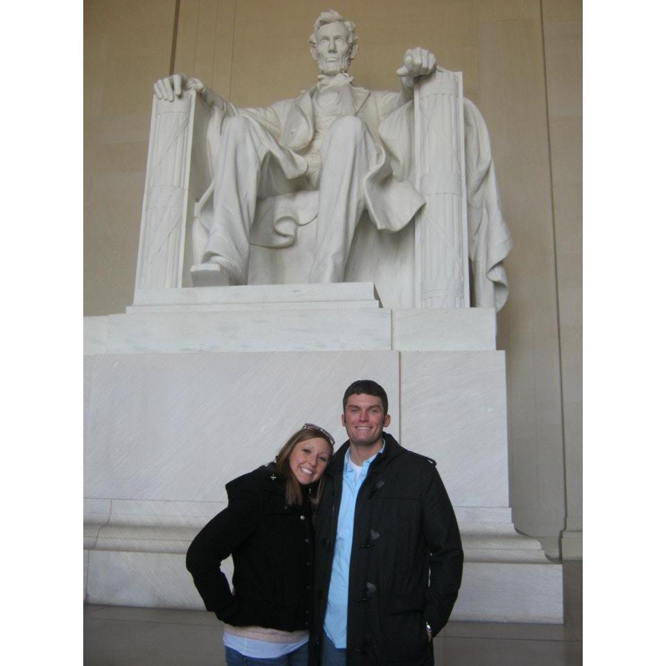 Our first trip together to Washington DC in January 2012.