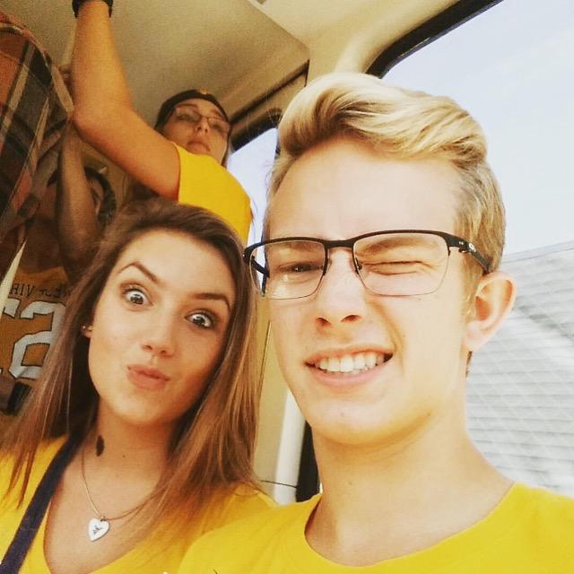 Football Game day in Morgantown - Let's Go! September 2015