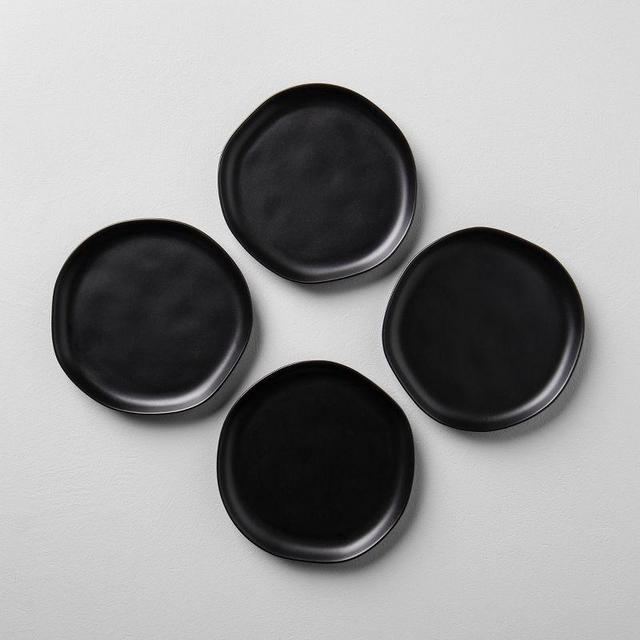 COLOR: BLACK -Stoneware Salad Plate - Hearth & Hand™ with Magnolia