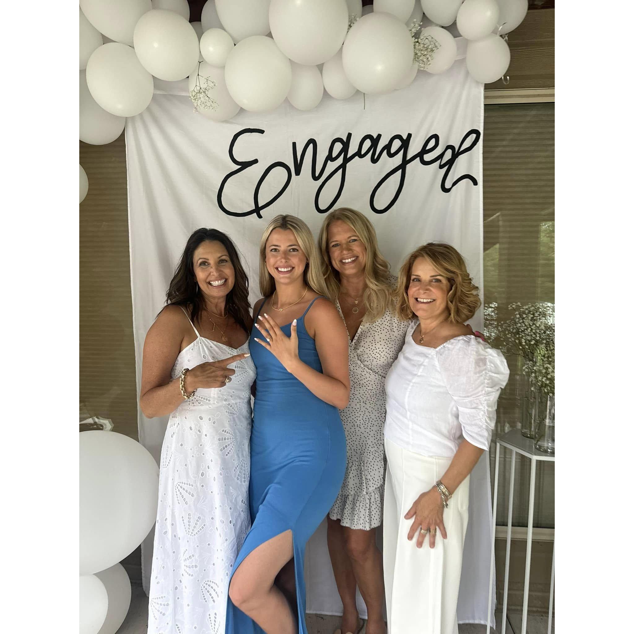 Surprise engagement party.