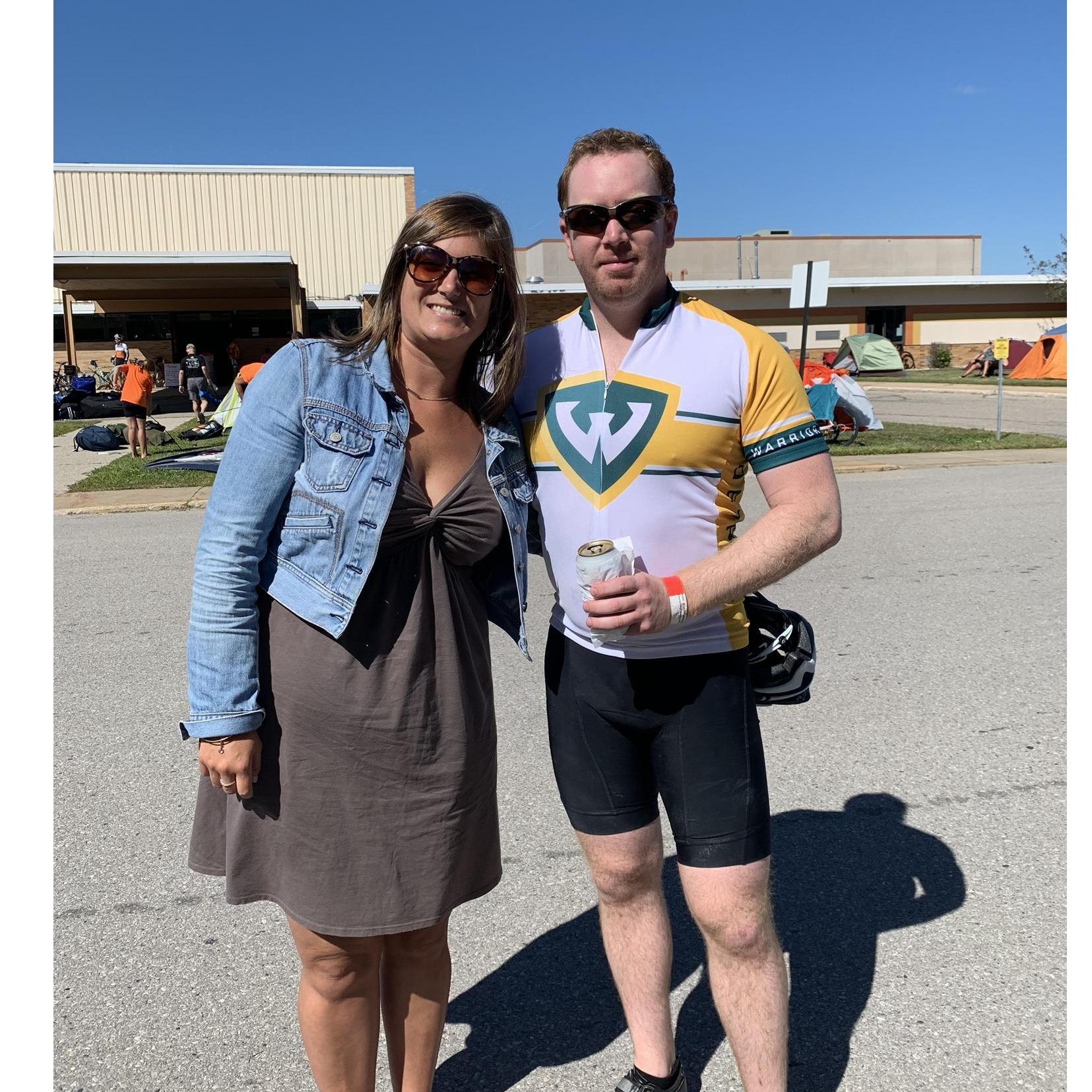 Brendan and Lindsey at the Dalmac 2019 on Labor Day.